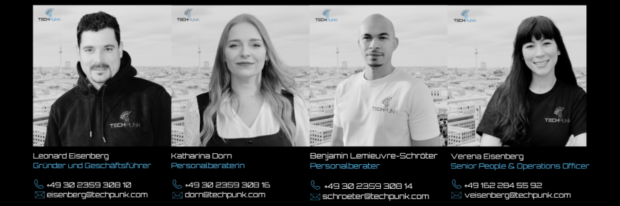 Team Tech Punk der Personalvermittlung in der IT