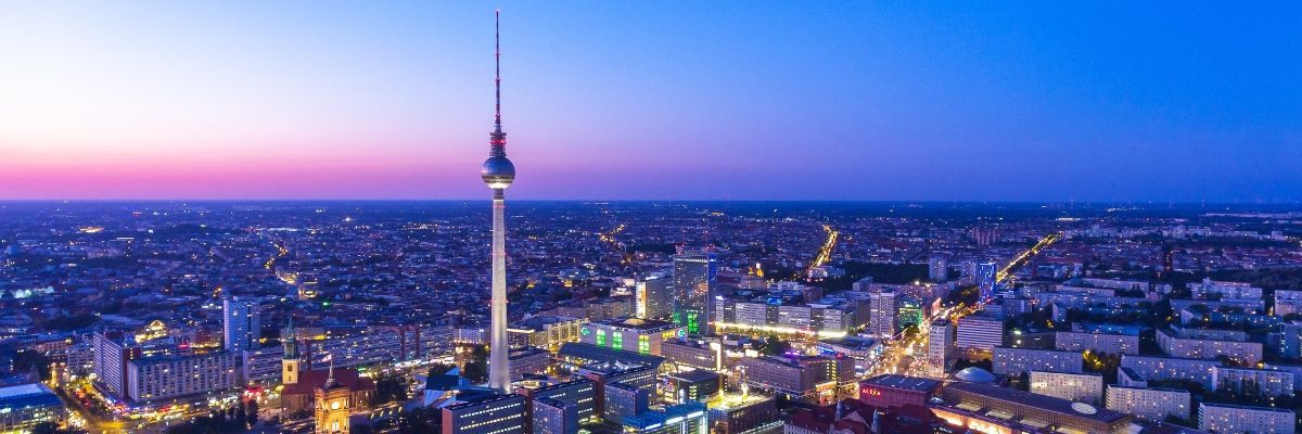 Skyline von Berlin mit Fernsehturm